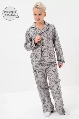 Пижама Потемки кант для мальчика подростка со штанами и рубашкой