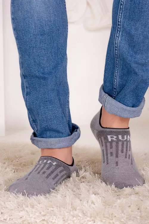 Подследники мужские Арагон серый 3 пары последний размер