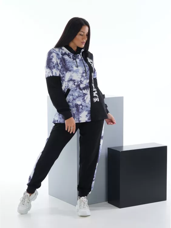 Костюм женский "Стихия" синий