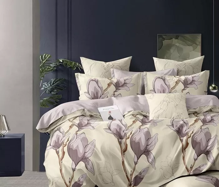 Постельное белье поплин эксклюзив на молнии - Ирис