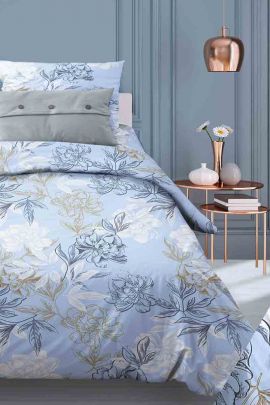 Симфония(голубой) КПБ бязь